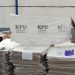 KPU Kota Cirebon Terima Logistik Pilkada Tahap Pertama (Foto : Darfan)
