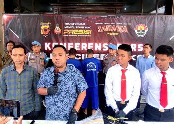 Bongkar Sindikat Konten Dewasa, Polisi Amankan Dua Pelaku (Foto : Darfan)