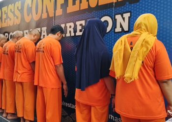 Enam Pelaku TPPO Diringkus, Dua Diantaranya IRT Yang Tergiur Upah Pemberangkatan (Foto : Darfan)