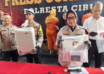 Polresta Cirebon Bongkar Sindikat Pidana Perdagangan Orang (Foto : Darfan)
