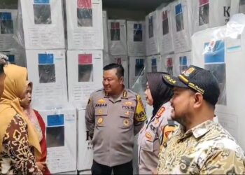 Kotak Suara Pilkada Telah Berada Di PPK, Polri Sidak Pengamanan Pasca Pemilihan