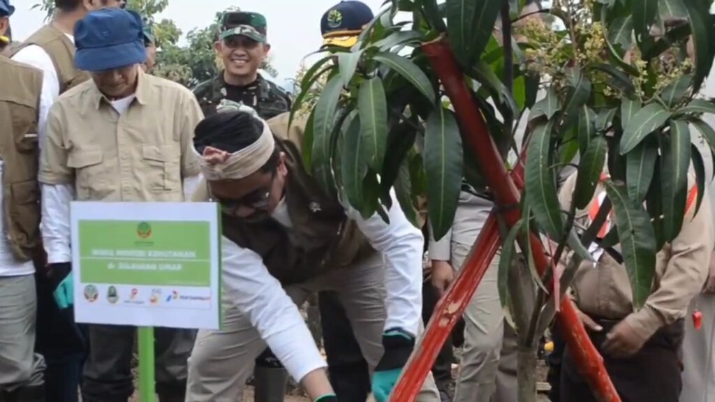 Mendukung Pencapaian Target Food Energy And Water Nexus Wakil Menteri Kehutanan Tanam 10 Ribu Pohon