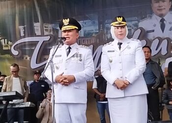 Ribuan Warga Sambut Bupati Dan Wakil Bupati Kuningan