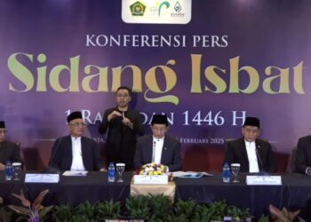 Pemerintah Menetapkan 1 Maret Sebagai 1 Ramadhan 2025