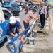 77 U-Turn Sepanjang Pantura Cirebon Ditutup Petugas Polresta Cirebon Selama Arus Mudik & Balik Lebaran