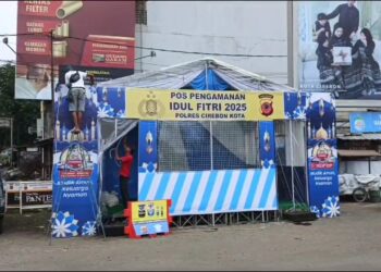 Sejumlah Pospam Mudik Polisi Sudah Mulai Dibangun Di Sejumlah Ruas Pantura