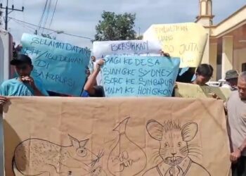 Kepala Desa Sering Judi Online, Warga Grudug Kantor Desa