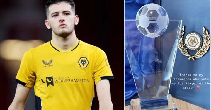 Justin Hubner Dinobatkan Sebagai Pemain Terbaik Wolves U-21