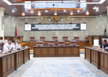 Komisi I DPRD Kota Cirebon menggelar rapat dengar pendapat (RDP) bersama Persatuan Wartawan Indonesia (PWI) Kota Cirebon
