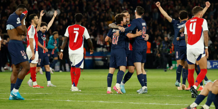 Hasil Liga Champions Tadi Malam : PSG Bungkam Arsenal, Siap Hadapi Inter di Final Liga Champions