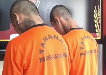 Dramatis, Petugas Satreskrim Amankan Pelaku Begal Beraksi Di Majalengka