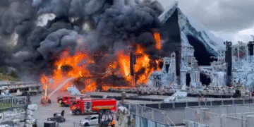 Kebakaran Hanguskan Panggung Utama Tomorrowland di Belgia