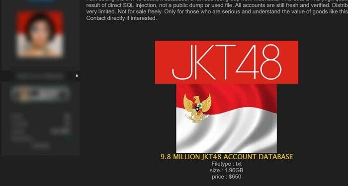 Heboh! Data 9,8 Juta Fans JKT48 Diduga Bocor