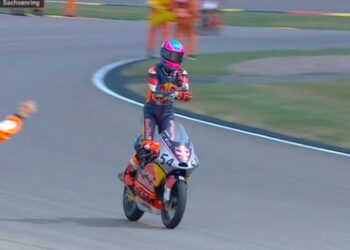Keren! Veda Raih Podium Pertama di Sirkuit Sachsenring Jerman