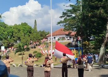 Sambut HUT RI, Gebyar 10001 Bendera Merah Putih di Gedung Naskah Linggarjati