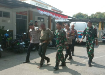 Bhabinsa Tangkap Pelaku Pencurian Kendaraan Bermotor