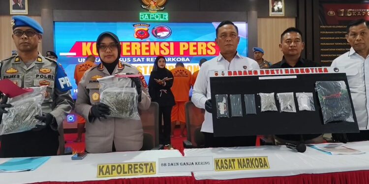 Tukang Bubur Jual Ganja, Polisi Sita Satu Kilo Tujuh Ons Ganja Kering