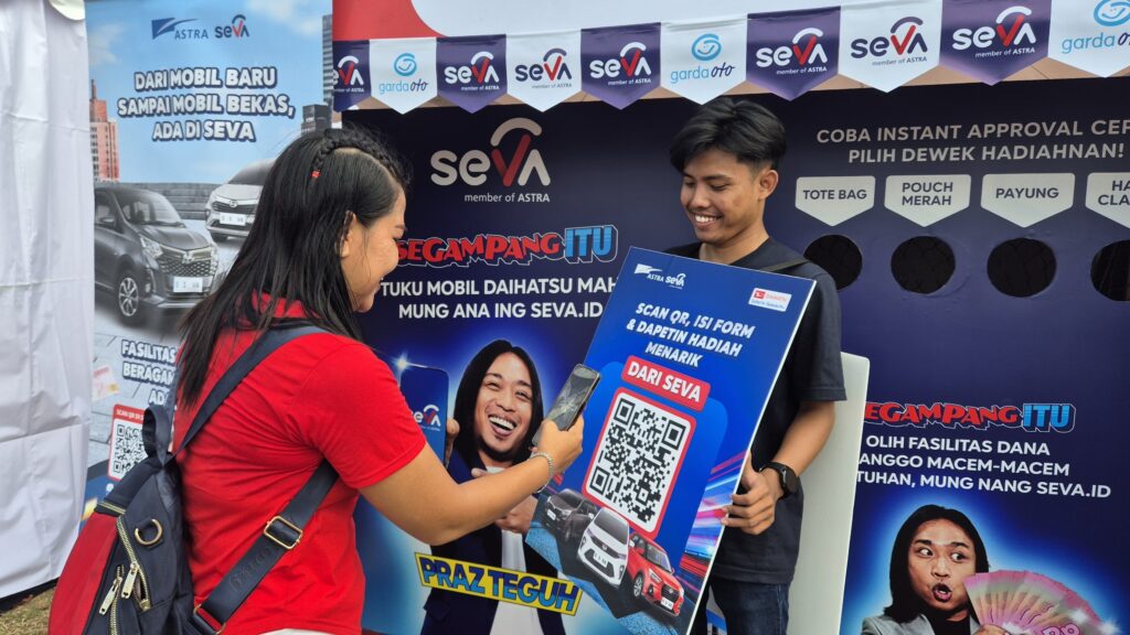 Manjakan pengunjung, SEVA Hadir di Daihatsu Kumpul Sahabat Cirebon Untung Rp 1,5 juta dengan Pengajuan Hanya 30 Menit
