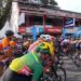 Belasan pembalap sepeda berjatuhan, ikut balap sepeda Tour de Linggarjati