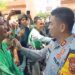 Ratusan Ojol Gelar Aksi Damai Di Alun-Alun Kejaksan
