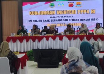 Kementrian PPPA RI Kunjungi Polresta Cirebon Tinjau Anak Berhadapan dengan Hukum Pasca Demo
