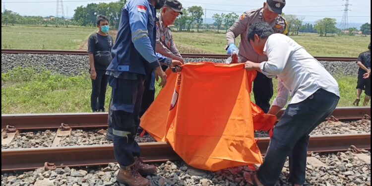 Ditabrak Kereta Api, Tubuh Pria Tanpa Identitas Berceceran di Rel Kereta Sepanjang 500 Meter