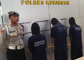 Tiga pelaku spesialis curanmor di 16 TKP digerebek Satreskrim Polres Kuningan