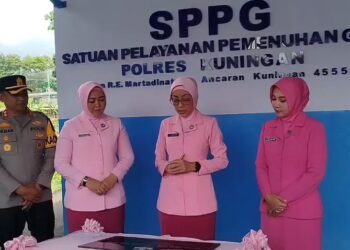 Ibu Kapolda Jabar Resmikan SPPG Polres Kuningan