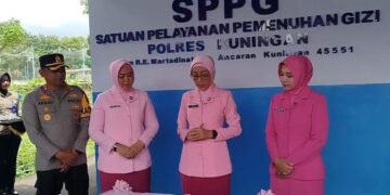 Ibu Kapolda Jabar Resmikan SPPG Polres Kuningan