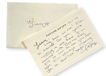 Surat Taylor Swift untuk Liam Payne Tahun 2017 Akan Dilelang, Diprediksi Tembus Ratusan Juta