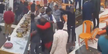 Viral! Makanan Resepsi Habis, Tamu Saling Serang dan Pernikahan Dibubarkan