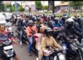 Arus balik jalur Pantura Cirebon, roda dua membludak, motor mogok menepi