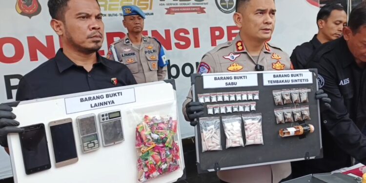Paket sabu dibalik warna-warni bungkus permen, modus baru pengedaran narkoba