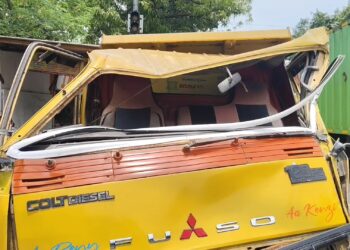 Adu bagong antar truk di Pantura diduga sopir mengantuk