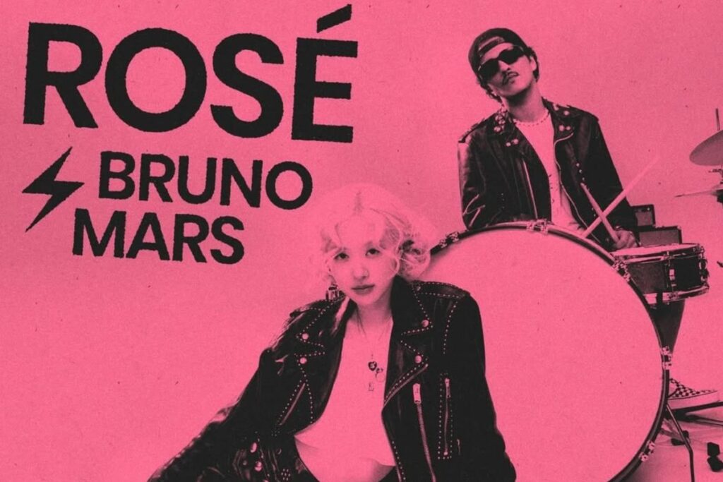 ROSE BLACKPINK dan Bruno Mars saat merilis "APT."