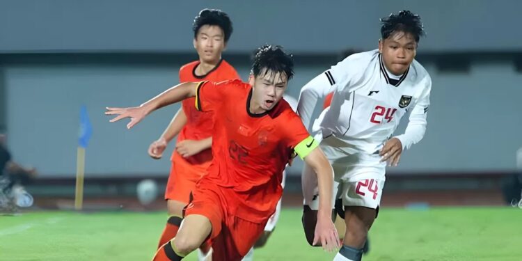 Timnas Indonesia U-17 telan kekalahan telak 0-7 saat melawan China