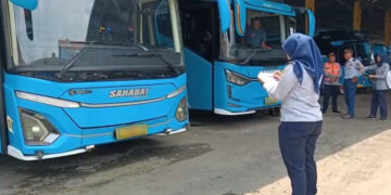 Jelang Arus Mudik 2026, Dishub Kabupaten Cirebon Lakukan Ramcheck terhadap PO Bus