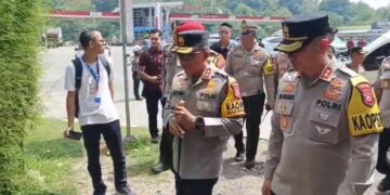 Kapolda Jawa Barat meninjau langsung kesiapan rest area dalam menghadapi arus mudik Lebaran.