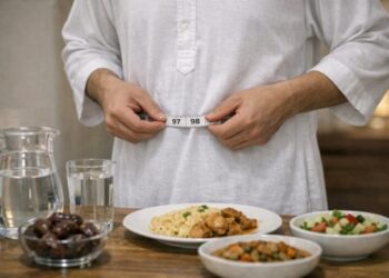 Ilustrasi Penurunan berat badan saat berpuasa