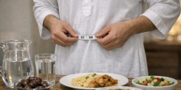 Ilustrasi Penurunan berat badan saat berpuasa