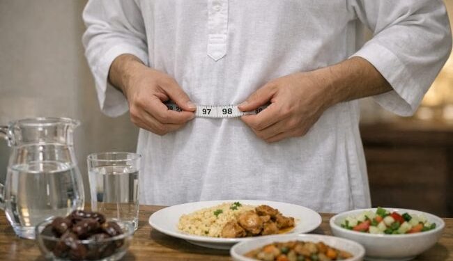 Ilustrasi Penurunan berat badan saat berpuasa