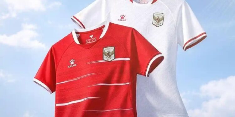 Jersey Home dan Away Timnas Indonesia, Kelme