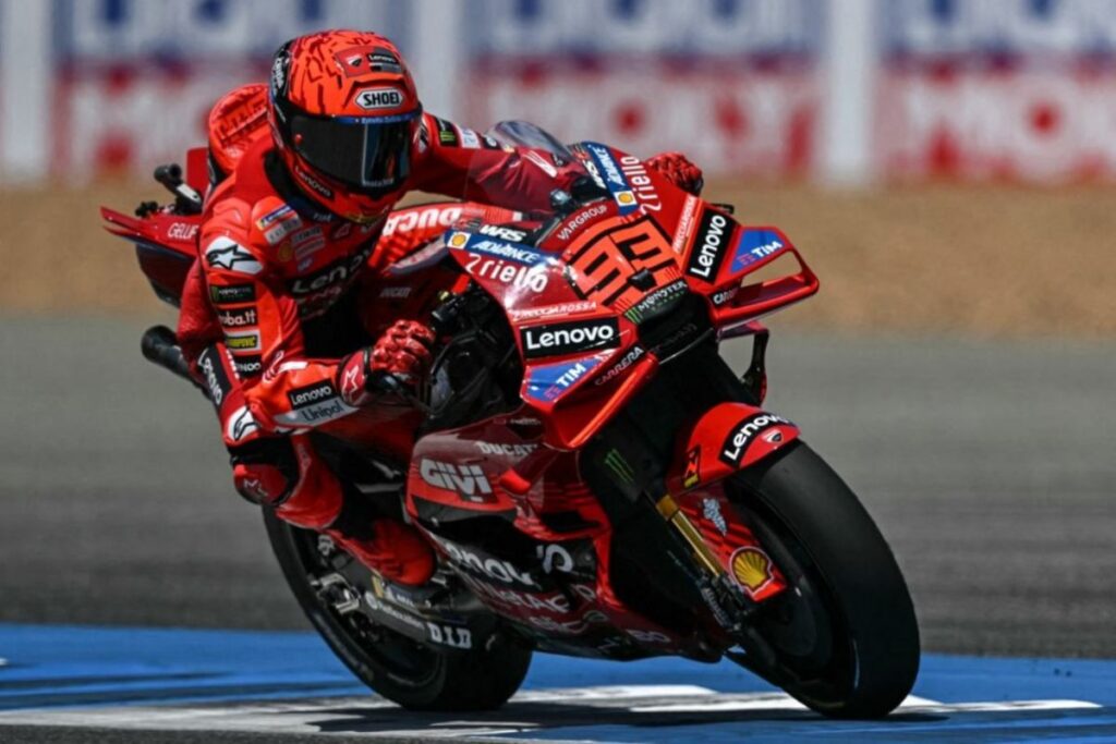 Marc Marquez di FP1 MotoGP Thailand 2025. Foto: Mohd Rasfan/AFP