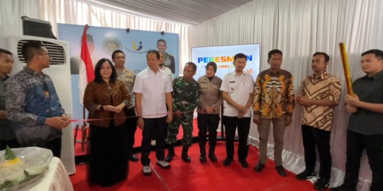 Peresmian dapur MBG atau SPPG di wilayah Jamblang, Kabupaten Cirebon. (Foto : Darfan)
