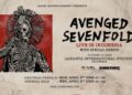 Poster resmi Konser Avenged Sevenfold Jakarta