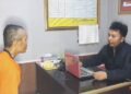 Pelaku Pencurian Sepeda Motor diamankan Polsek Sumberjaya (Foto : Darfan)
