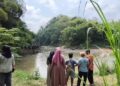 Dua Pelajar Tenggelam di Sungai Cisanggaraung, Pencarian Masih Berlangsung (Foto : Darfan)