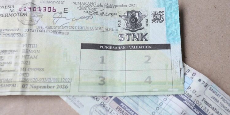 Ilustrasi STNK (Tangkapan Layar)