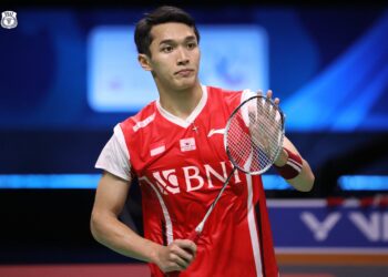 Jonatan Christie, pemain tunggal putra Indonesia (Sumber Foto : PBSI)