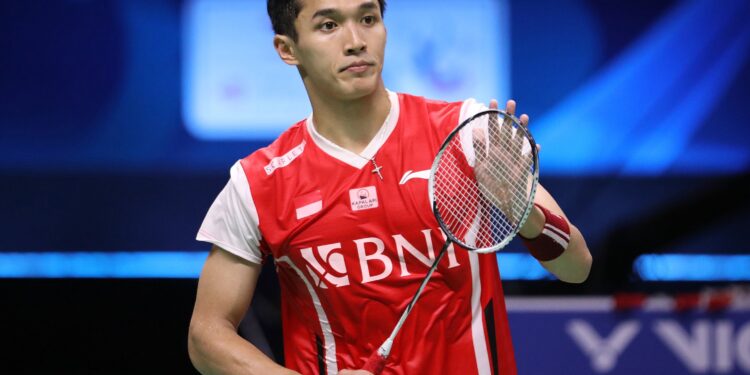Jonatan Christie, pemain tunggal putra Indonesia (Sumber Foto : PBSI)